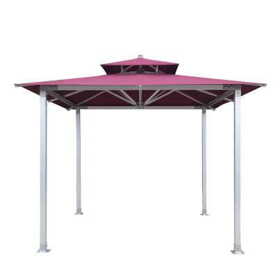 China Outdoor Metal Gazebo Gazebo Awnings Metal Patio Gazebo Garden Shade Recreational Sun Roof Tents for sale