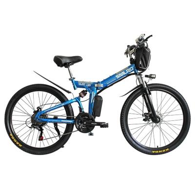 China SMLRO MX300 Folding E-bike 1000W Motor 20AH Lithium Battery Steel Electric Bike for sale