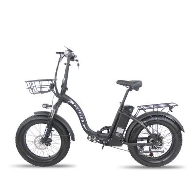 China KETELES KF9 1000W Magnesium Alloy Motor 13AH Lithium Battery 20 Inch Fat Tire Folding E-Bike 7 Speed ​​Electric Bike for sale