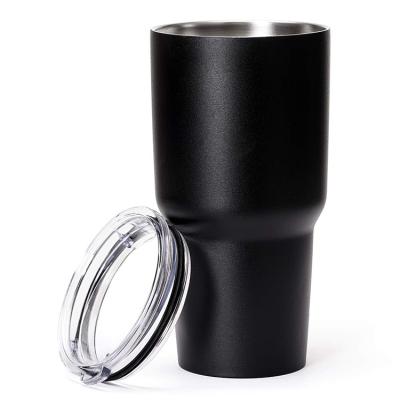 China Sustainable Stainless Steel 30oz Sublimation Empty Tumbler Powder Coated Tumbler for sale