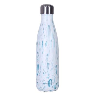 China PORTABLE Customized 500ml Vacuum Insulated Double Walled Stainless Steel Cola Shaped Bottle Thermo Mug With Lid for sale