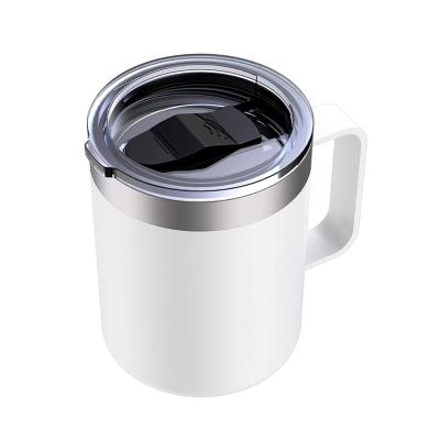 China 2021 Success Stainless Steel Travel Tumbler 10oz 14oz Coffee Cup Wine Cup Viable Coffee Mug With Handle for sale