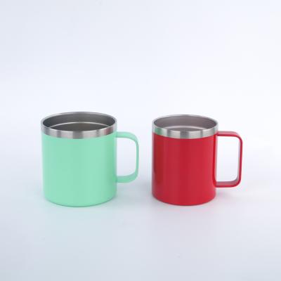 China Best Sustainable Selling Stainless Steel Double Wall Insulated Vacuum Cups With Handle for sale