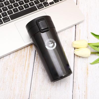 China PORTABLE BPA Free Logo Stainless Steel Vacuum Coffee Mug Custom Travel Insulated Tumbler Mugs With Bounce Lid for sale