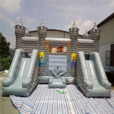 China Outdoor PVC Inflatable Bouncer Slide Combo, Double Bouncy Castle Bouncy Slide For Sale for sale