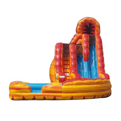 China PVC tarpaulin new design inflatable water slide commercial, adult inflatable water slide for sale for sale