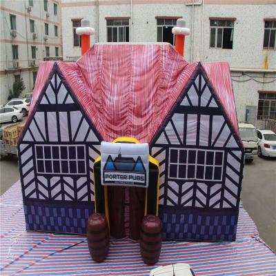 China Oxford cloth or party bar ideas large pvc tarpaulin restaurant house inflatable bar tent outdoor inflatable bar tent for sale