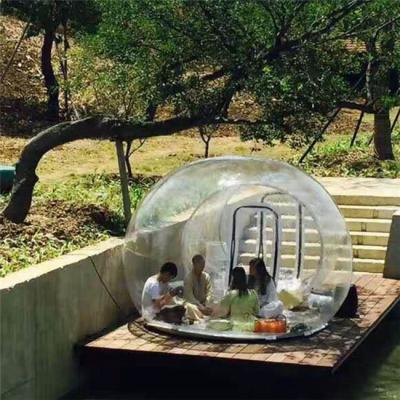 China transparent pvc inflatable bubble dome tent, pvc inflatable bubble tent house for sale for sale