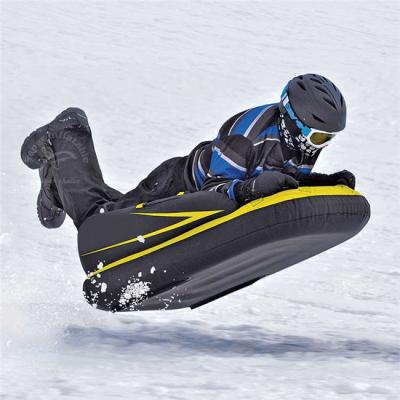 China PVC& Waterproofing popular plastic inflatable oxford cloth snow sled tube, inflatable snow sled for sale for sale