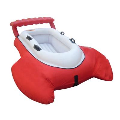 China PVC& Wholesale Oxford Cloth Snow Proofing Inflatable Plastic Sled For Sale for sale