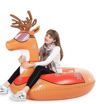 China PVC& Oxford Cloth Classic Full-Wrap Waterproofing Inflatable Snow Tube Sled For Sale for sale