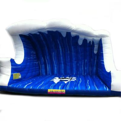 China PVC Tarpaulin PVC Sports Inflatable Surf Machine Simulator Game, Game Inflatable Surfing Mechanical Surfboard For Sale for sale