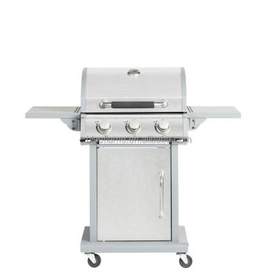 China Easily Assembled Professional Stainless Steel Gas BBQ Grill With Burners Professional Commercial Gas BBQ Grill for sale