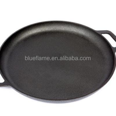 China Cooking/baking/round cast iron frying pan cast iron bbq grills cast iron cookware product grill pan cast iron bbq grill pan for sale