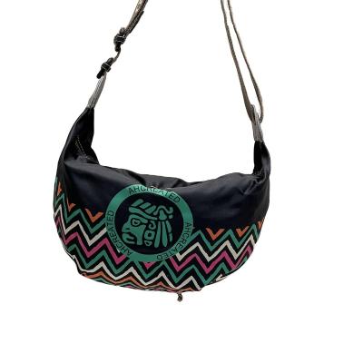 China Inspired by high quality sleek vintage all over print, custom women's cross-body bag and shoulder bag for sale