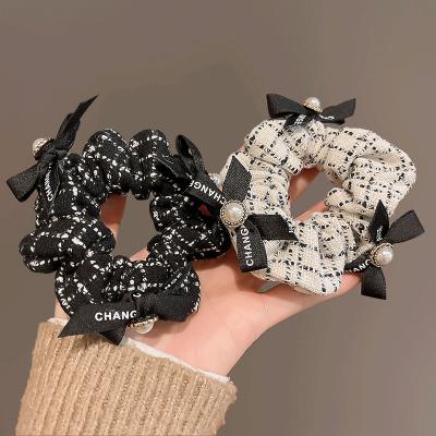 China Women Girls Hair Accessories New Fashion Woman Pearl Elastic Hair Ties Band Rope Korean Style Hairband Scrunchies Girls Ponytail Holders Hair Accessories for sale