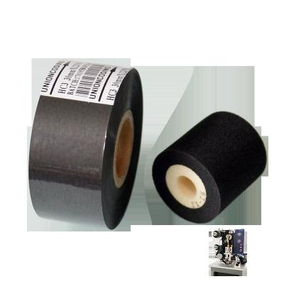 China Original black hot stamp foil 30mm 120M date coding tape stamping for batch coding machine for sale