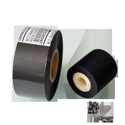 China HC3 Black 120Meter Clear Hot Stamp Date Coding Machine Ribbon Foil For Expiration Dates for sale