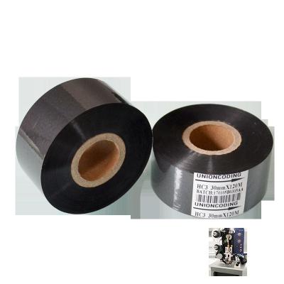 China UNIONCODING original stamping foil for HP241 30mm 120M MDF hot coding tape for sale