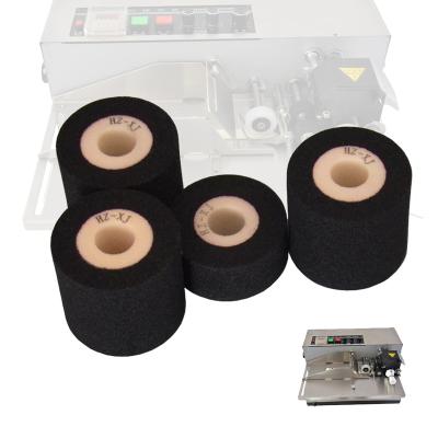 China hot ink roller diameter 36*32mm 36*36mm batch code printing black ink roll HZ-XJ for sale