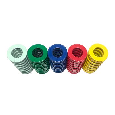 China ISO10243 Coil Compression Springs Alloy Steel Min Light Load Matrix Light Green Spring for sale