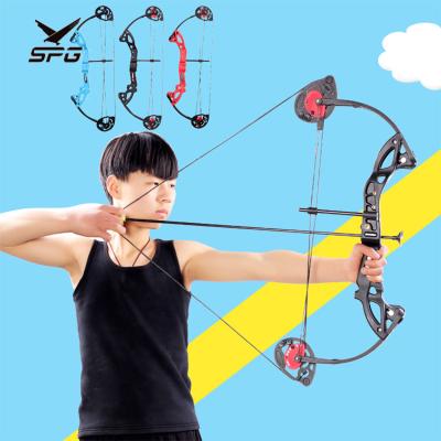 China SPG Kids Gifts Archery Youth Outdoor Sports Shooting Compound Kids Compound Bow for sale