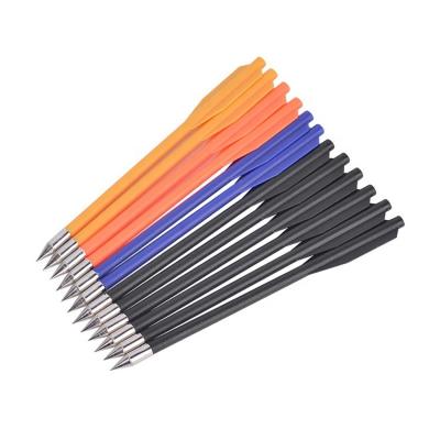 China Crossbow Hunting Bolts Arrows Aluminum Main Plastic Shafts Archery Practice Crossbow Bolts Arrows for sale