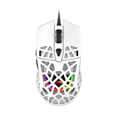 China AJAZZ AJ339 RGB Gaming Mouse Honeycomb Lightweight Symmetrical Ergonomic Design For Gamers Computer Mouse for sale