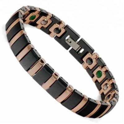 China Wholesale Wollet Trendy Fashion Health Benefit Magnetic Ceramic Bracelet Bio For Women Men for sale