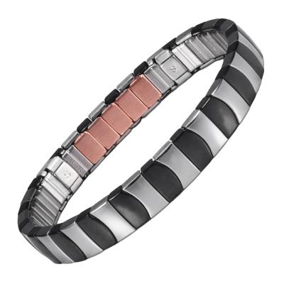 China New Design CLASSIC Flexible Magnetic Therapy Stainless Steel Wollet Elastic Bracelet For Women And Girls for sale