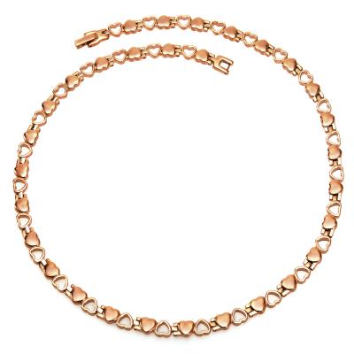 China CLASSIC Wollet Fashion Jewelry Rose Gold Plated Stainless Steel Necklace Chain for sale