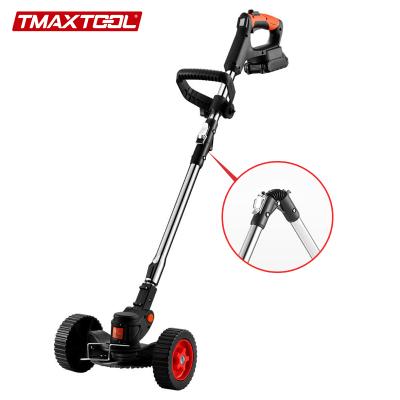 China 21V Folding Handle Electric Garden Cordless Lithium Battery Chainsaw Hand Push Power Grass String Trimmer à venda