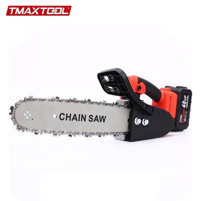 Китай 10 Inch 21v Electric Lithium Battery Chainsaw Cordless Tree Wood Cutting Mini Battery Chainsaw продается