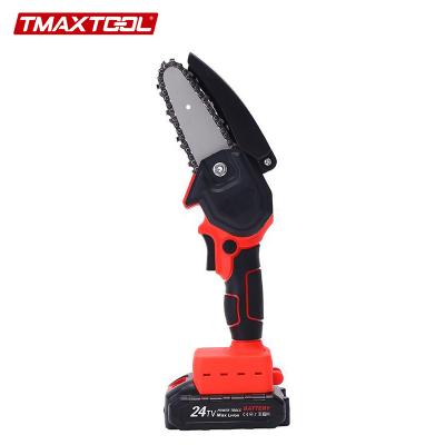 Κίνα Light weight 4 inch 850W brushless mini electric 21v cordless lithium battery chain saw chainsaw προς πώληση