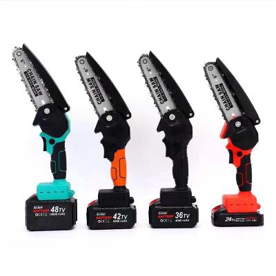 China OEM/ODM 4 Inch 6 Inch Brushless Cordless Lithium Battery Chainsaw Portable Electric Chain Saw for sale