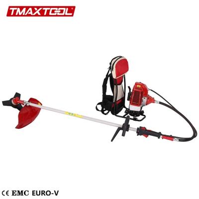 China Tmaxtool 65cc Gaoline Engine Backpack Brush Cutter Weeder Trimmer Grass Cutting Machine en venta