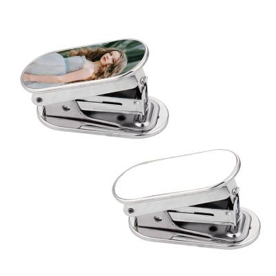 China Logo Printable Metal Mini Stapler Portable Sublimation Blank Stapler for Office for sale