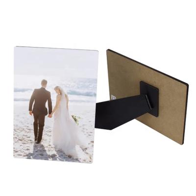 China Customized Wooden Picture Table Top Wood Photo Frames Sublimation Blank Plain Picture Frame for sale