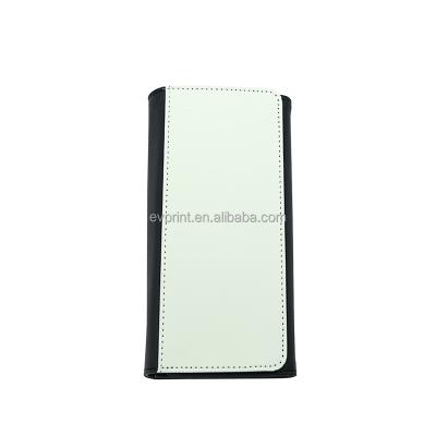 China Waterproof OEM Customized PU Credit Card Holder Clutch Wallets Leather Sublimation 3 Times Woman Wallet for sale