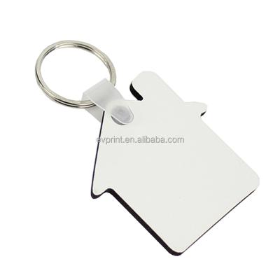 China Blank Wood Printable Wooden Bedroom Sublimation Keychain Image Couples Valentine's Day Key Chain for sale