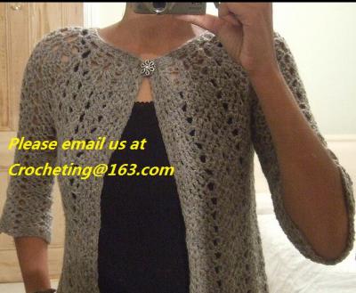 China Casual Loose Comfort Cardigans Sweaters Batwing Sleeve Solid Color Crocheted Sweaters for sale