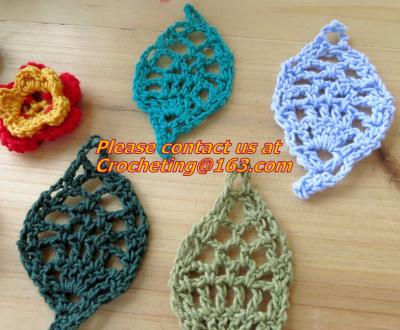 Chine fleur tridimensionnelle de crochet d'aiguille d'accessoires diy faits main de crochet à vendre