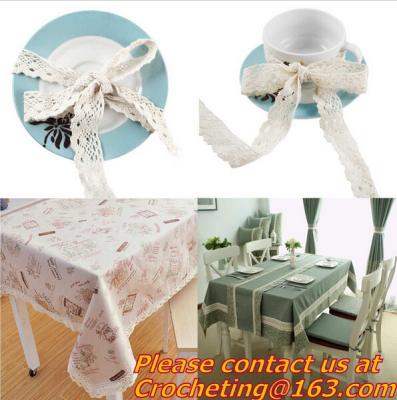 Chine Équilibre de dentelle de vente en gros de ruban de dentelle de crochet de coton pour le coussin, sofa, rideau, CRNA de bijoux de DIY à vendre