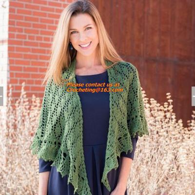 China Crochet Woman Poncho, Poncho, woman poncho, poncho wrap, Green Free Knitting Crochet Woman for sale