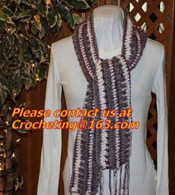 China 100%acrylic jacquard knitted scarf,fashion hand knitting scarf, knitted scarf hat and glov for sale