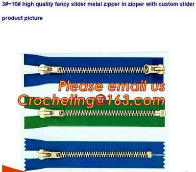 China Cheap prices garment accessory fancy duvet cover zipper hot sale, zipper open end fashion garment zippers no 5 rose gold for sale