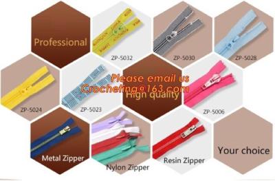 China Garment accessory metal zipper fancy zipper with custom metal zipper pull, plastic zipper resin zipper plated antic-bras for sale