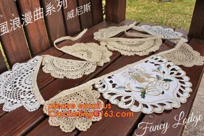 Chine 11pcs Burlap Lace Banner Bunting Jute Rustic Wedding Banner, Sweetheart Table Bunting banner Wedding love sign lace mate à vendre