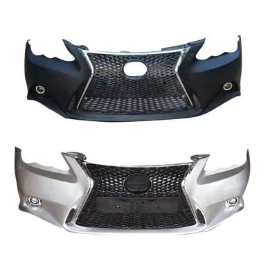 China Hot Selling ABS Car Bumpers For Toyota Mark X Reiz Body Kit 2005-2009 Upgrade To Lexus Is Style Front Bumper Grill for sale