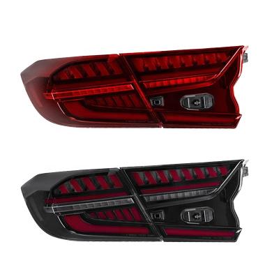 China Turn Light+Brake LED Tail Light 2017-2022 Generation For Honda Accord Dynamic Effect Tail Light Flame Turn Light for sale